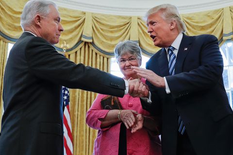 Donald Trump und Jeff Sessions