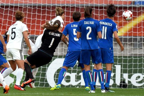 Fußball-EM der Frauen: Josephine Henning trifft für die DFB-Auswahl gegen Italien