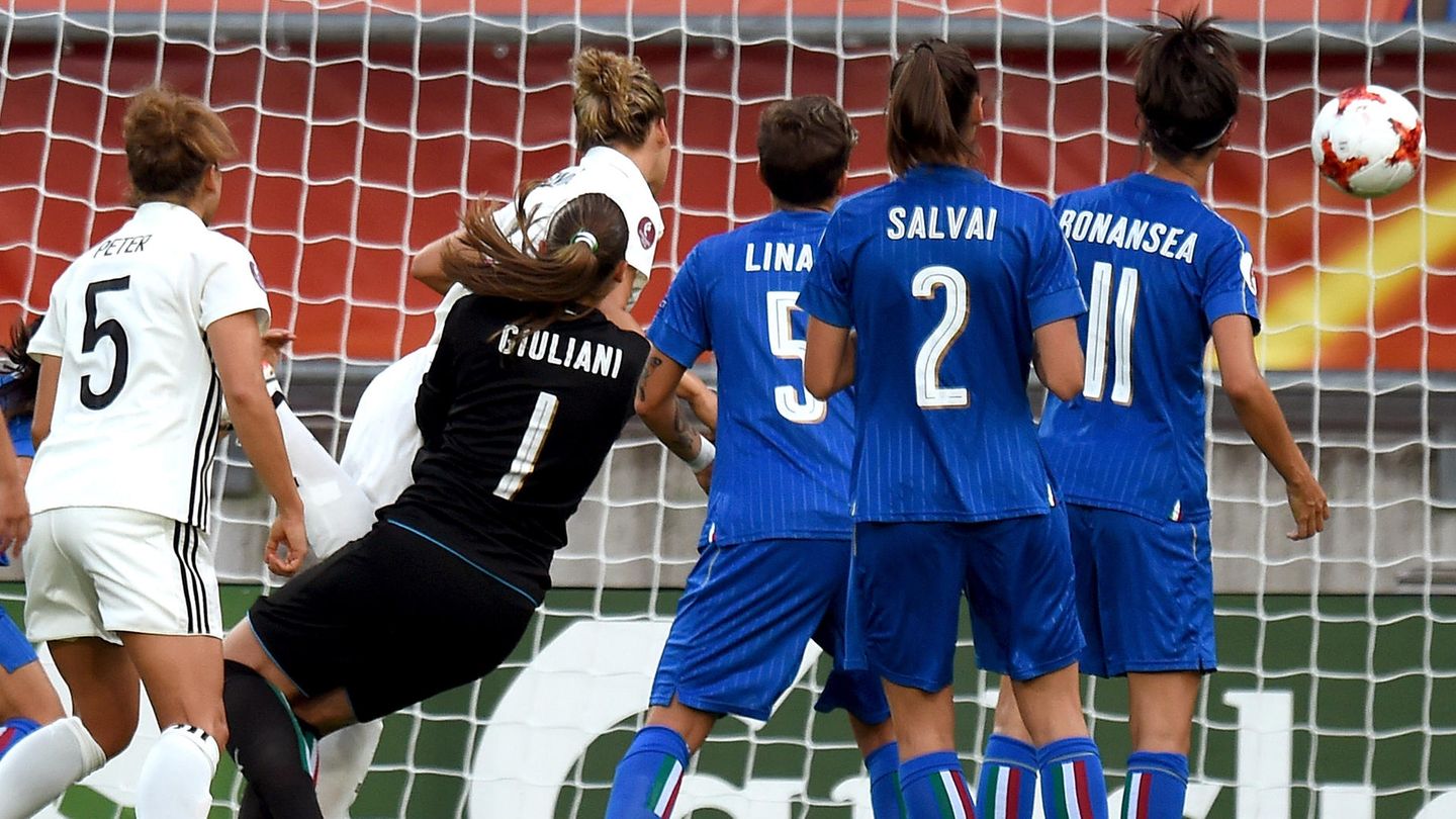 Fußball-EM der Frauen: Josephine Henning trifft für die DFB-Auswahl gegen Italien
