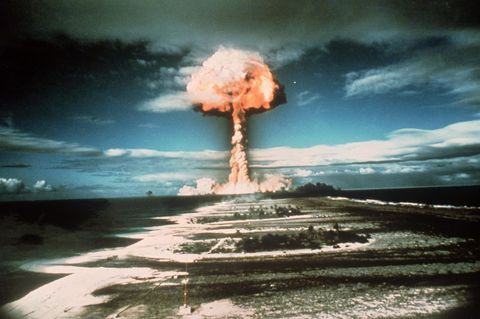 Die Behörden auf Hawaii geben der Bevölkerung Hinweise für den Fall eines nordkoreanischen Atomschlags (Symbolbild)