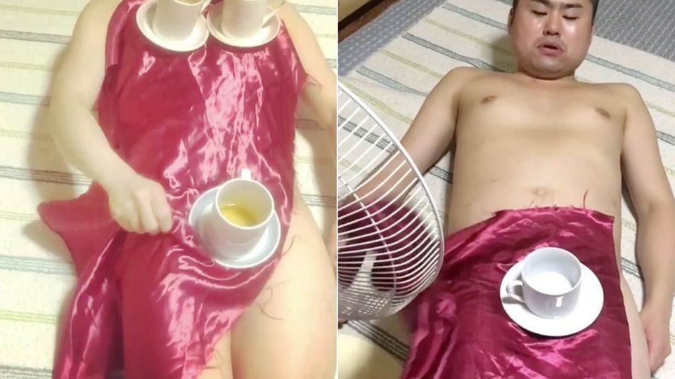 Bleibt die Tasse stehen?: Diese Tischtuchtricks sind wirklich nichts für schwache Nerven