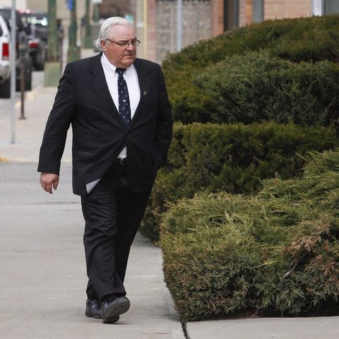 Winston Blackmore erscheint zum Gerichtstermin in Cranbrook, Kanada.
