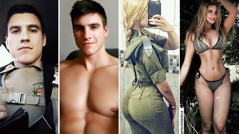 Policemuscle: So sexy präsentieren sich Polizisten bei Instagram