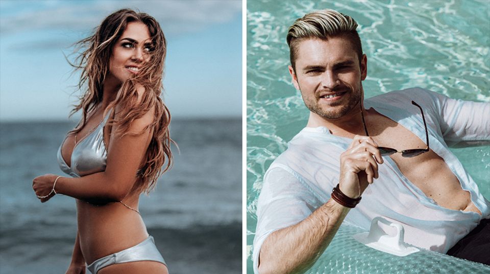 Die "Bachelorette" Jessica Paszka und Kandidat Johannes Haller Die "Bachelorette" Jessica Paszka und Kandidat Johannes Haller