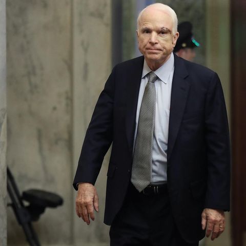 John McCain bei seiner Rückkehr in den US-Senat am Dienstag