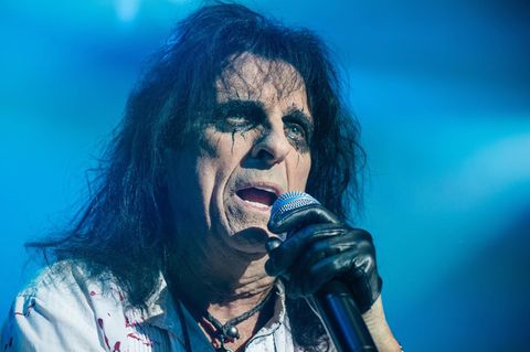 Alice Cooper bei einem Auftritt im schwedischen Oslo