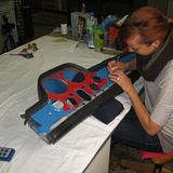 Adrian Gattiker und sein Mercedes 300 SL bayrisch-blau