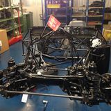 Adrian Gattiker und sein Mercedes 300 SL bayrisch-blau