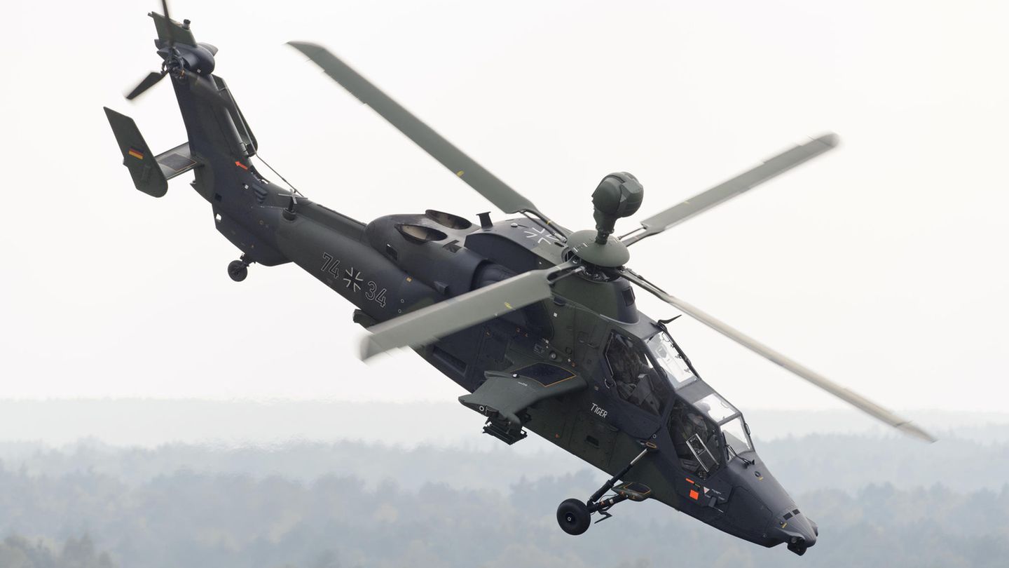 Ein Kampfhubschrauber Tiger der Bundeswehr (Archivbild)