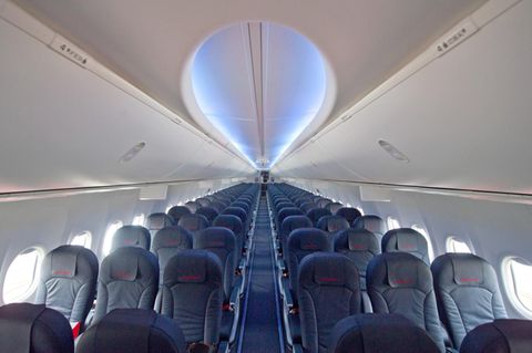 Darum sind Flugzeugsitze meistens blau