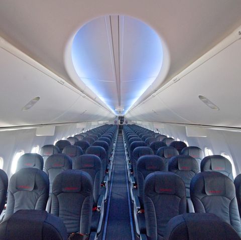 Darum sind Flugzeugsitze meistens blau