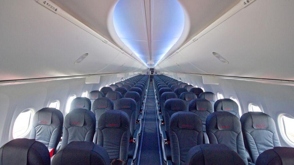 Darum sind Flugzeugsitze meistens blau