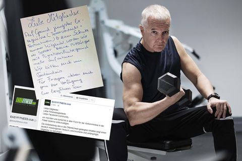 Das Güstrower "EasyFitness"-Fitnessstudio erntete nach einem Aushang Kritik und ruderte zurück (Symbolbild)
