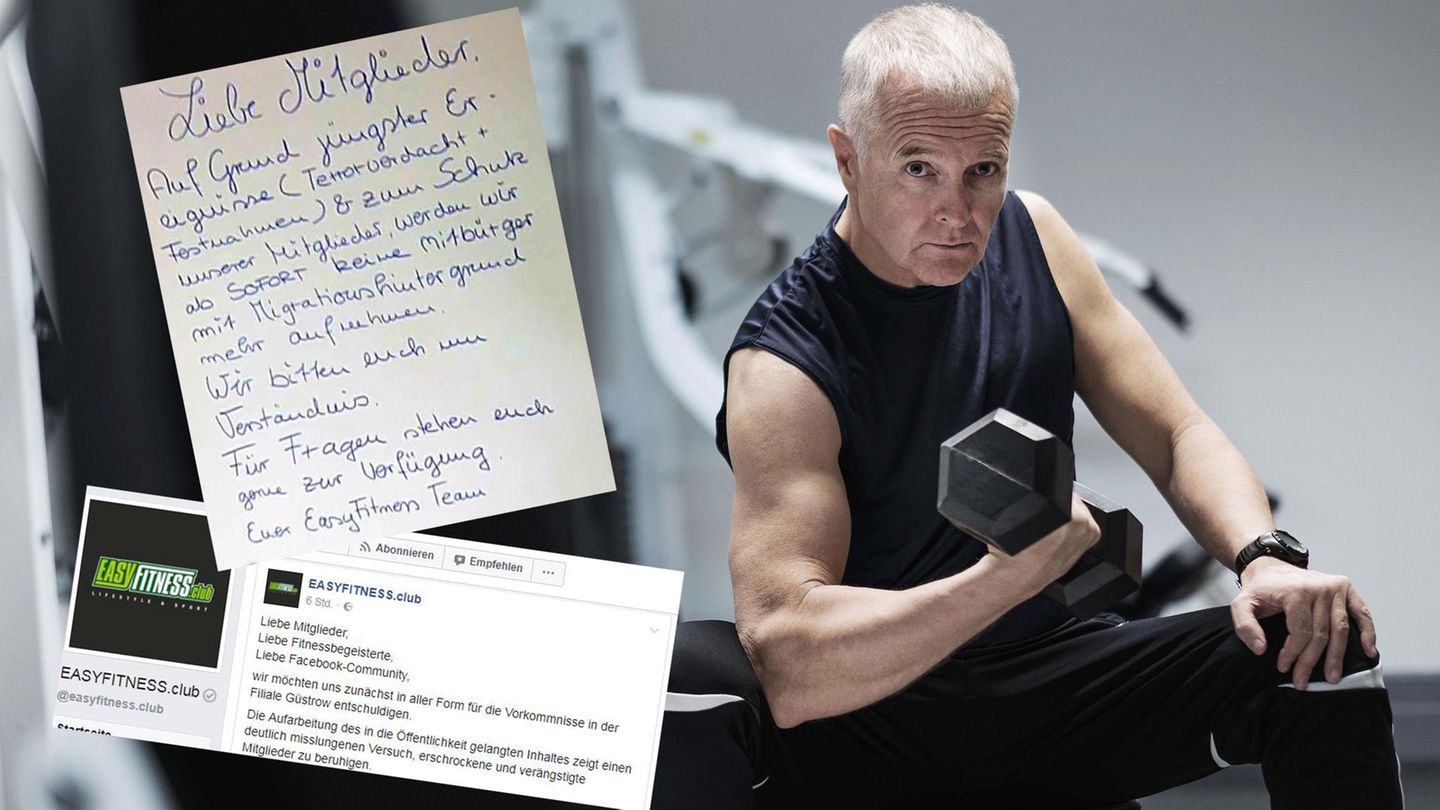 Das Güstrower "EasyFitness"-Fitnessstudio erntete nach einem Aushang Kritik und ruderte zurück (Symbolbild)