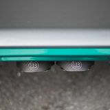 Der Doppel-Auspuff gehört dazu