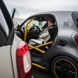 Auch ein Renn-Käfig ist verbaut