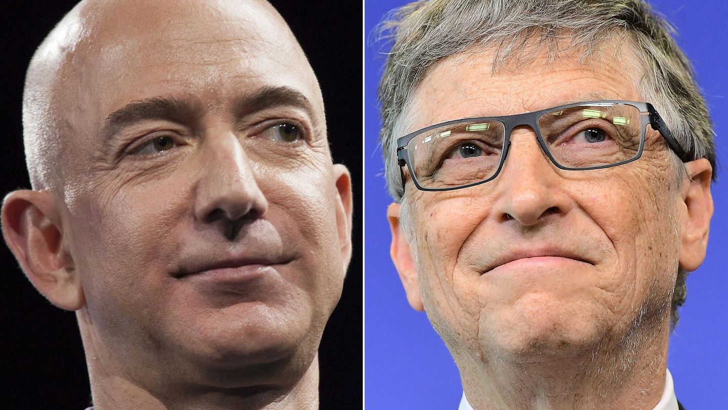Jeff Bezos und Bill Gates: die reichsten Menschen der Welt