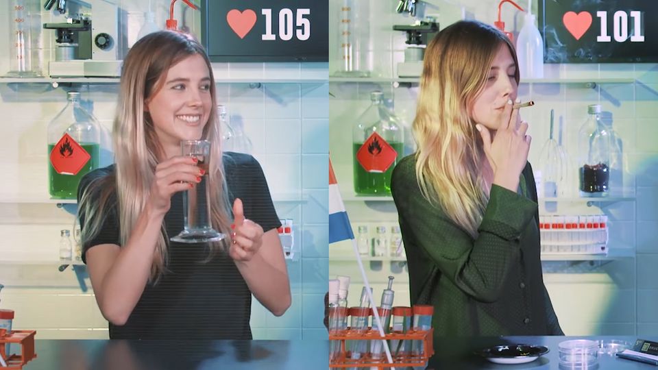 Youtube-Kanal "Drugslab": Niederländerin testet Drogen vor laufender Kamera Youtube-Kanal "Drugslab": Niederländerin testet Drogen vor laufender Kamera