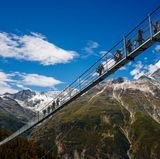Die neue Brücke komplementiert eine zweitägige Wanderstrecke auf dem Europaweg zwischen Grächen und Zermatt.