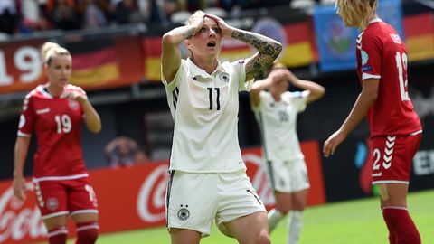 Deutschland ist bei der Damenfußball-EM im Viertelfinale an Dänemark gescheitert