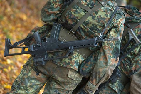 Bei einem Marsch von Bundeswehrsoldaten sind vier von ihnen zusammengebrochen, einer von ihnen starb (Symbolbild)