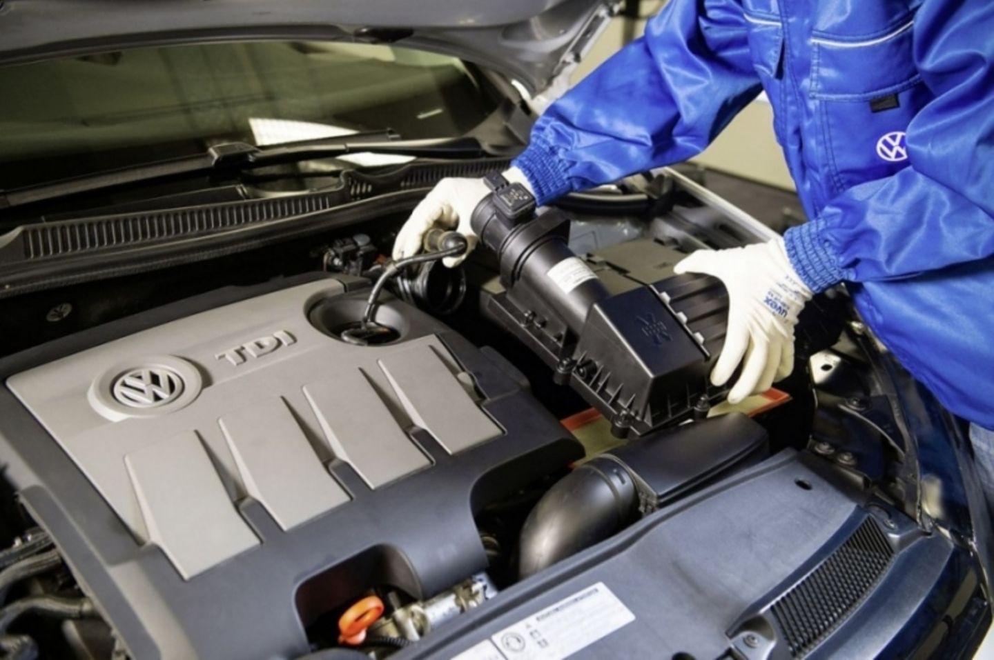 Dieser Strömungsgleichrichter wird beim 1.6 TDI Motor (EA189) zusätzlich zum Software-Update eingebaut