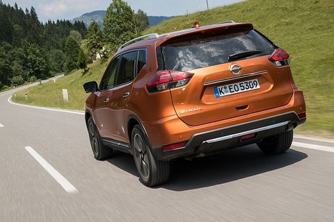 Der X-Trail hat LED-Rückleuchten