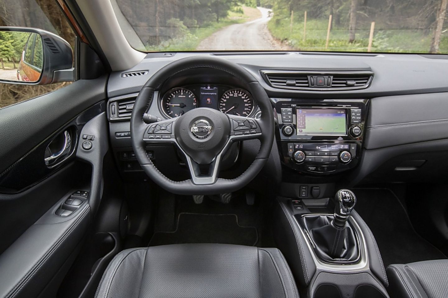 Das Cockpit ist fast identisch mit dem des Qashqai