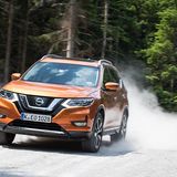 Mit Allradantrieb kommt der Nissan X-Trail auch im Gelände klar