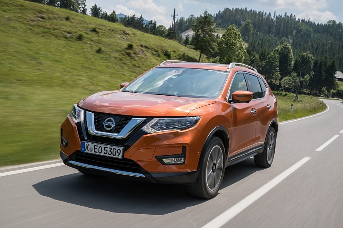 Der Nissan X-Trail 1.6 dCi ist 188 km/h schnell