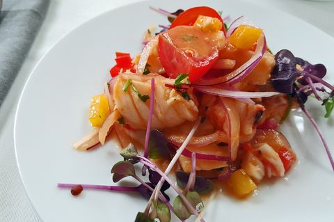 Ceviche aus Garnelen - zum Reinlegen lecker