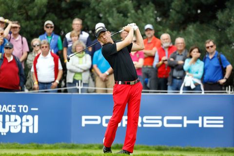 Golfer Marcel Siem (37) kann ab sofort einen Porsche Panamera sein Eigen nennen (Archivbild)