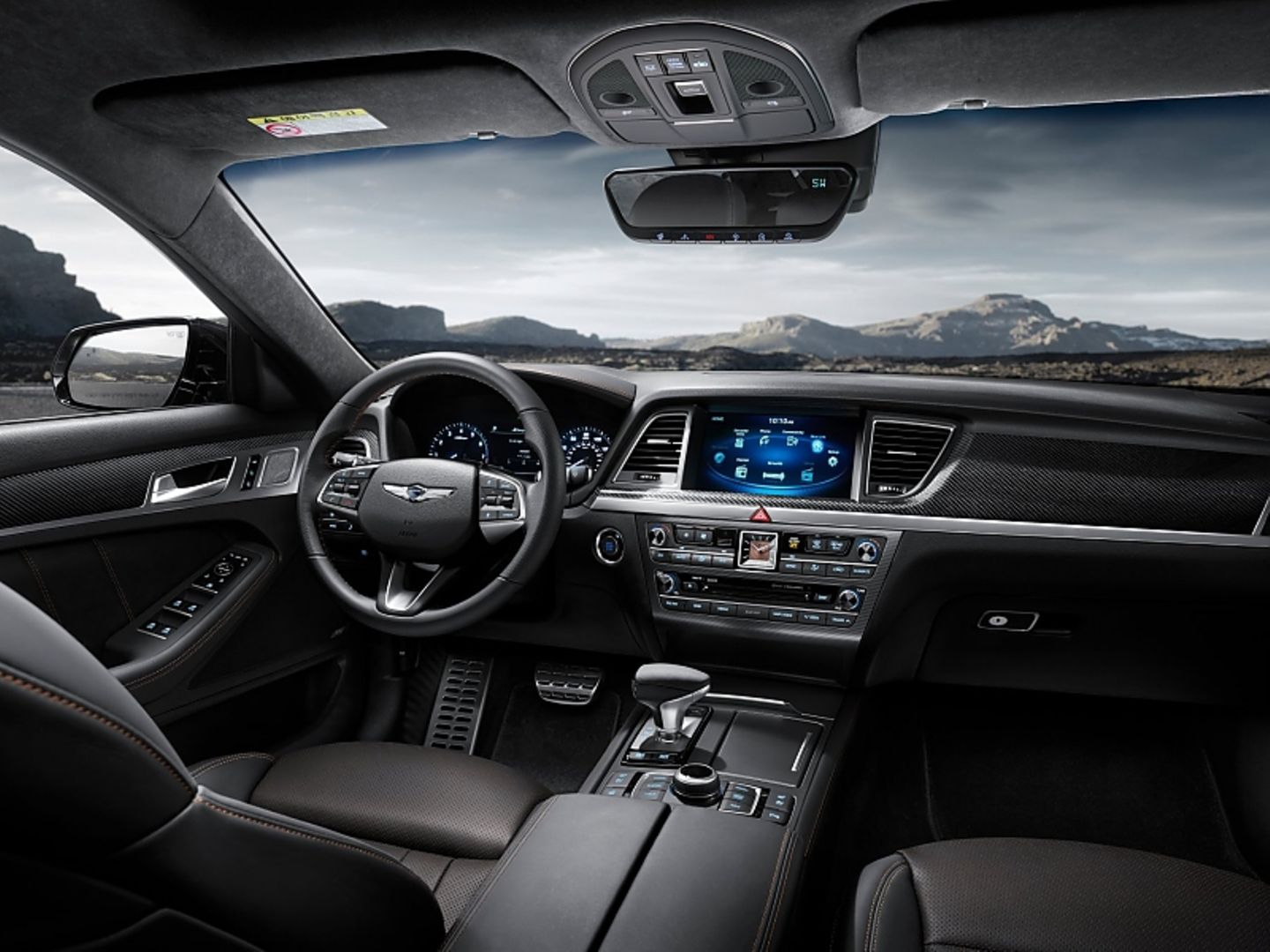 Das Cockpit des Genesis G 80 3.3 T Sport AWD
