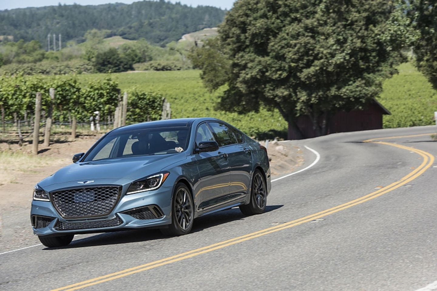 Genesis G 80 3.3 T Sport AWD - der Allradantrieb ist eine 2.500 Dollar teure Option