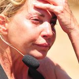 Giulia Siegel ist völlig aufgelöst nach der Herausforderung in luftiger Höhe