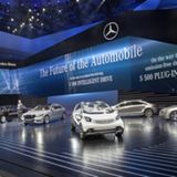 Mercedes am Vorabend der IAA 2013 in der Frankfurter Festhalle