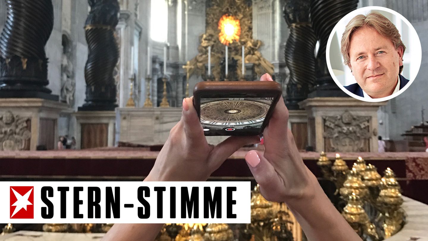 Frank Behrendt wurde im Petersdom Zeuge einer Handyfoto-Orgie