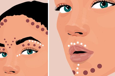 Ob Stirn, Wangenknochen, Nase oder Kinn: Contouring, richtig eingesetzt, betont die Gesichtszüge optimal
