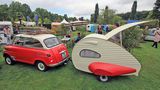 Diese Isetta von 1958 zieht mit ihren 19,5 PS den 120 Kilogramm schweren ES Piccola von 1954.