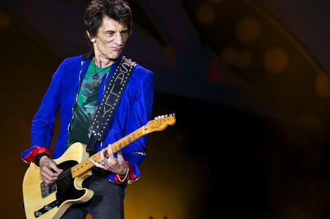 Der Gitarrist der Rolling Stones, Ron Wood, sagt, er habe aber schon immer einen "sehr starken Schutzengel" gehabt