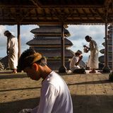 "Blessings at Besakih" nennt Michael Dean Morgan seine Aufnahme vom hinduistischen Besakih-Tempel auf der indonesischen Insel Bali.
