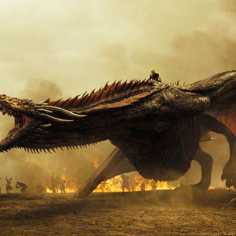 Der Drache ist bereit für den Kampf