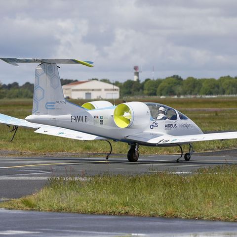 Der E-Fan von Airbus hatte bereits mehr als 100 Flüge absolviert, geht aber doch nicht in Serienproduktion.