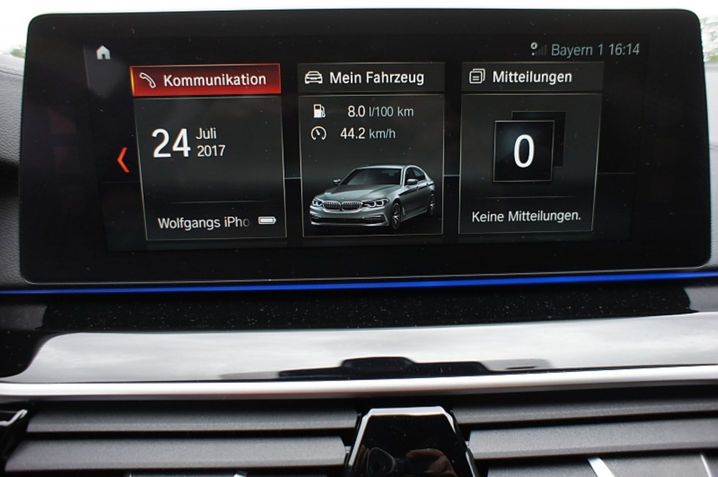 Der Start-Bildschirm lässt sich konfigurieren