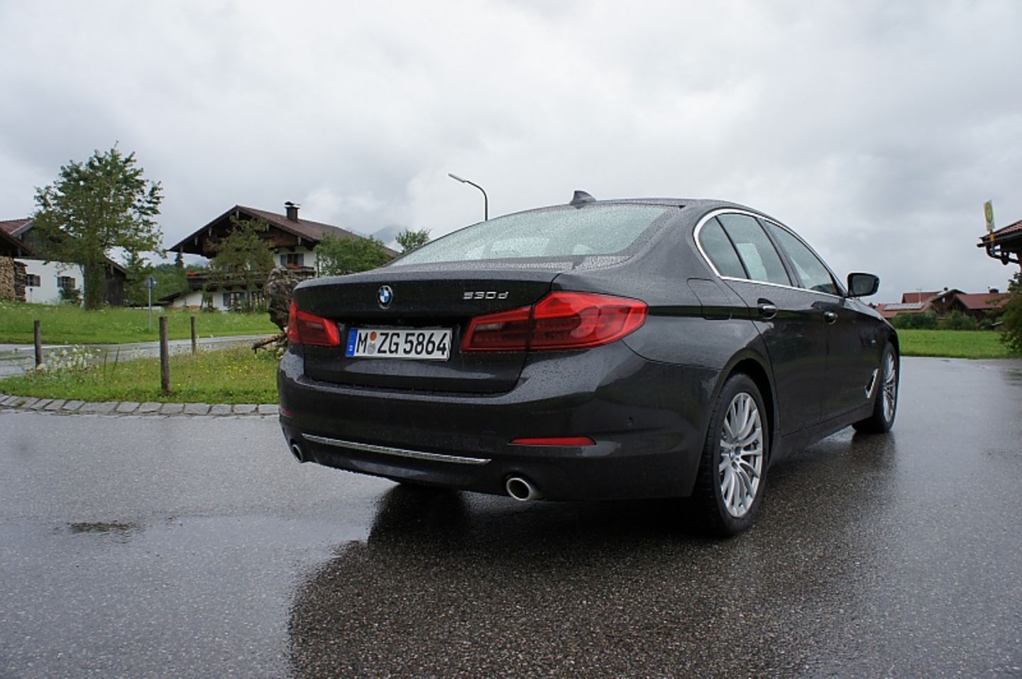 Der BMW 530d fährt sich sehr komfortabel