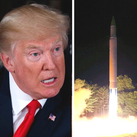 US-Präsident Donald Trump (l.) und Nordkoreas Führer Kim Jong Un (Archivbilder)