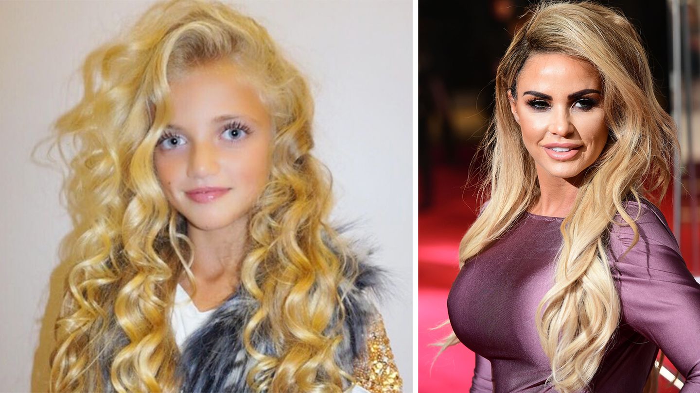 Katie Price Schockiert Mit Foto Ihrer 10 Jährigen Tochter Kind Im