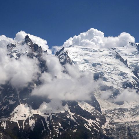 Zwei deutsche Bergsteiger auf Mont Blanc erfroren