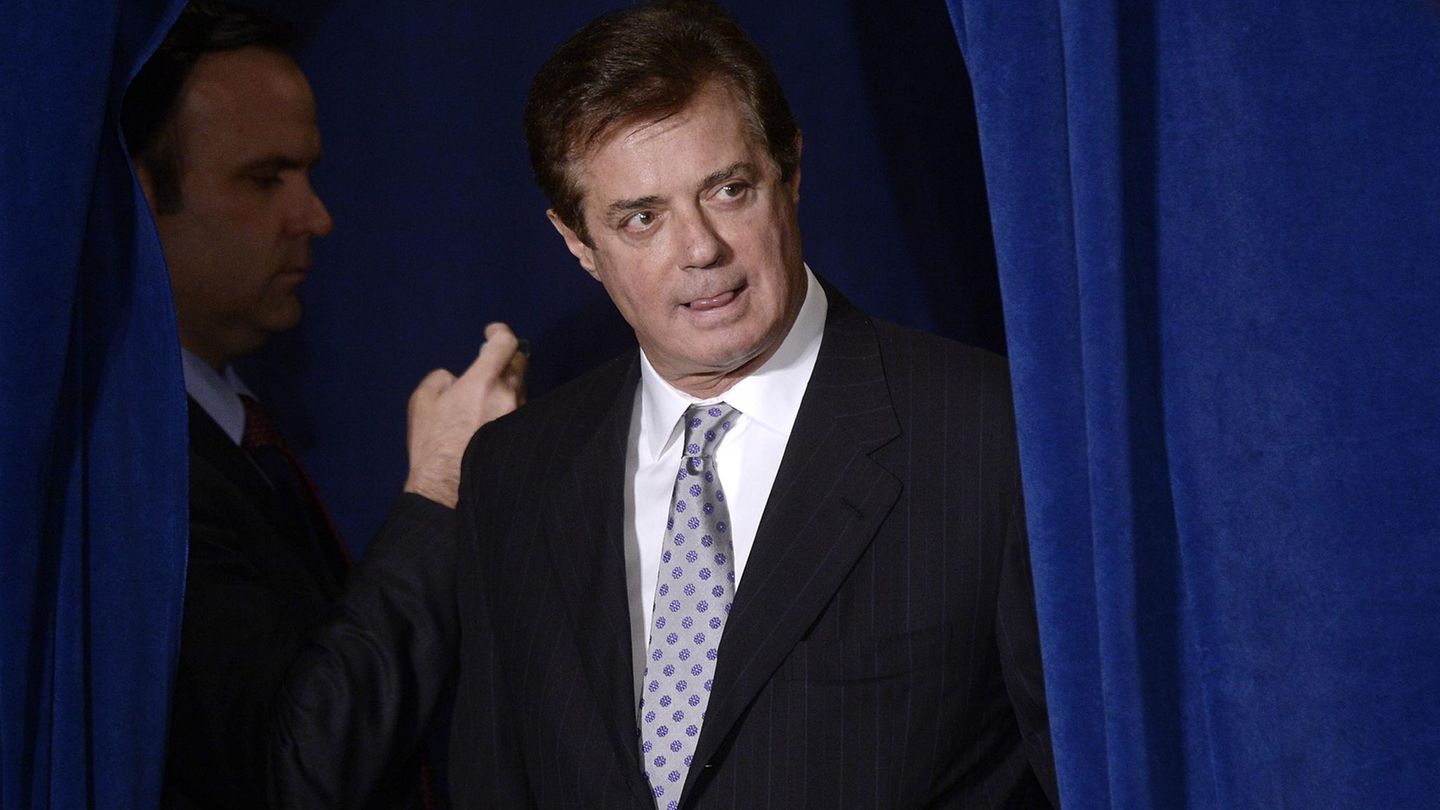 Donald Trumps ehemaliger Wahlkampfleiter Paul Manafort während einer Veranstaltung im Weißen Haus