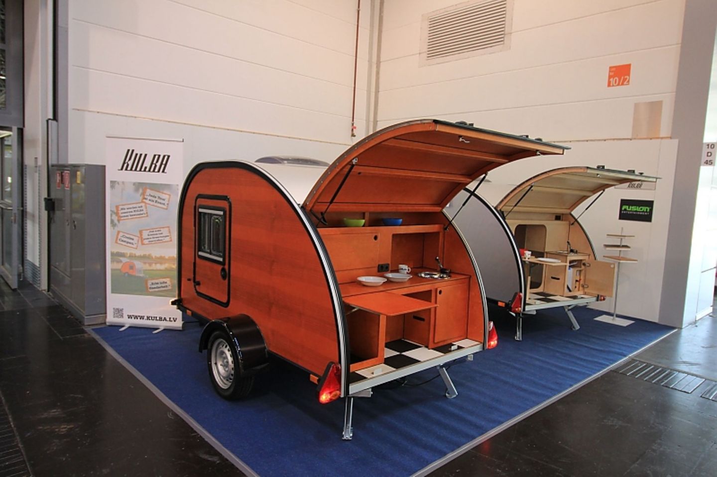 Zu klein gibt es nicht. Auch nicht beim Kulba Teardroptrailer.